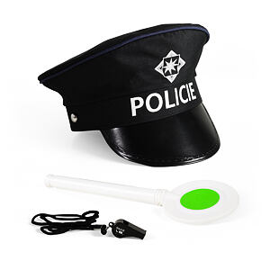 Rappa Sada policie s plácačkou a píšťalkou