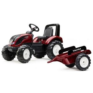 FALK Šlapací traktor VALTRA S4 s vozíkem