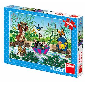 Dino Krtečkova plavba 100 dílků XL Puzzle