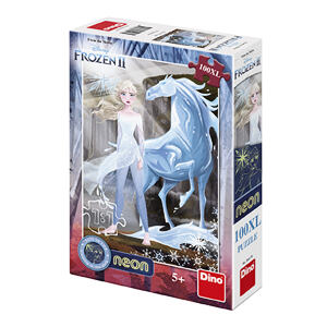 FROZEN II 100XL neon Puzzle NOVÉ