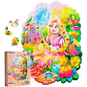 Puzzler Dřevěné barevné puzzle - Amelia Princess of Magic