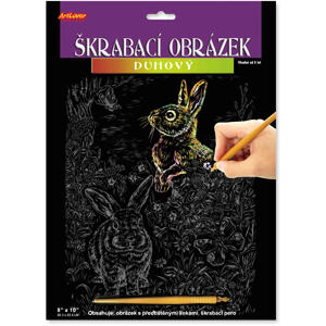 ArtLover Škrabací obrázek duhový, více druhů