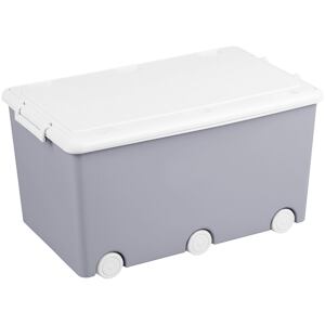 TEGA Víceúčelový box na hračky šedý