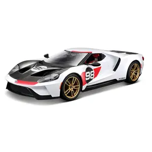 Maisto 2021 Ford GT Heritage, bílá, 1:18