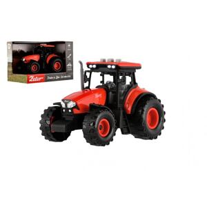 Teddies Traktor Zetor plast na setrvačník, na baterie se světlem, se zvukem