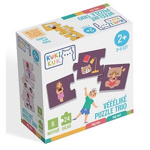 KukiKuk - Véééliké puzzle duo Kde bydlí zvířátka