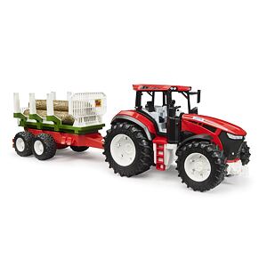 Bruder ROADMAX traktor s vozem na dřevo