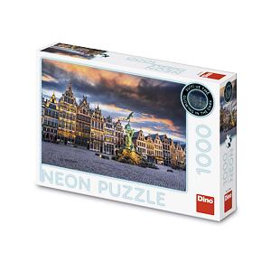Dino Bouře nad Antverpami Puzzle 1000 dílků neon
