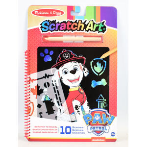 Melissa&Doug Tlapková patrola Škrabací obrázky - Marshall