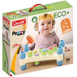 Quercetti PlayEco+ Hammer Peggy zatloukačka