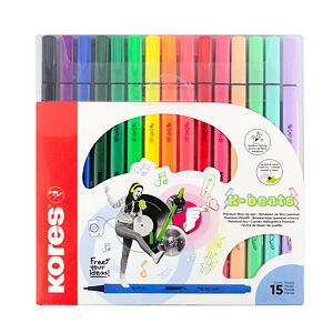 Kores Fixy kreativní K-Beats 15 barev