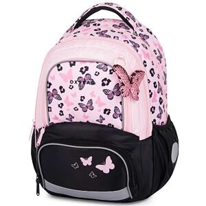 Oxybag Školní batoh  -  OXY NEXT Butterfly pink