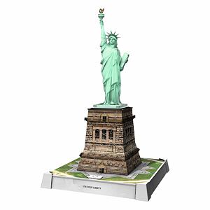 Ravensburger Iconics: Socha svobody (Noční edice) 3D Puzzle 128 dílků