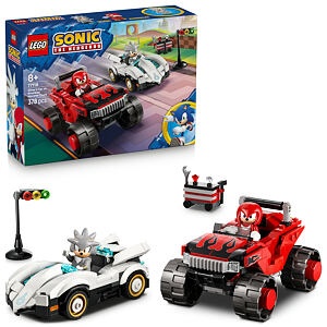 LEGO® Sonic the Hedgehog™ 77118 Silver a jeho auto vs. Knuckles a jeho monster truck