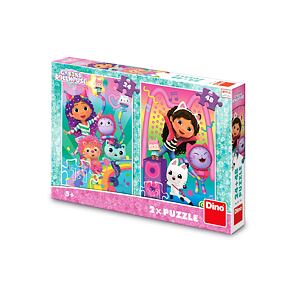 Dino Gábi: Disco párty Puzzle 24+48 dílků