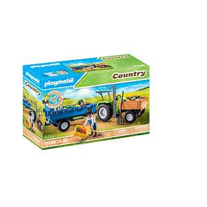 Playmobil Traktor s přívěsem