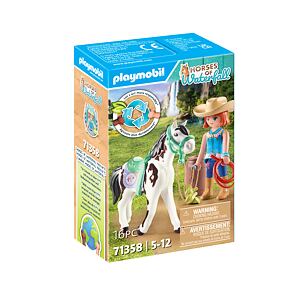 Playmobil Ellie & Sawdust s westernovým cvičením