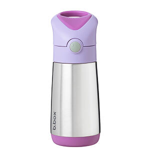 b.box Termoska na pití s brčkem 350 ml - sugar plum