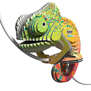 EUGY Chameleon 3D kartonová skládačka