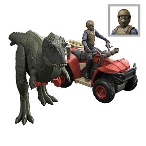 Jurassic World Útok dinosaura s vozidlem a figurkou