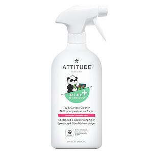 ATTITUDE Čistící prostředek na dětské povrchy/hračky bez vůně s rozprašovačem 800 ml