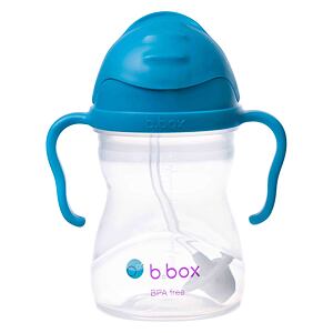 b.box Hrneček s brčkem 240 ml - kobaltově modrý