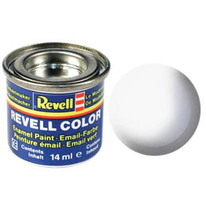 Revell Barva emailová - 32105: matná bílá (white mat)