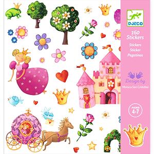 DJECO Samolepky princezna