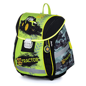 OXYBAG Školní batoh PREMIUM LIGHT - traktor