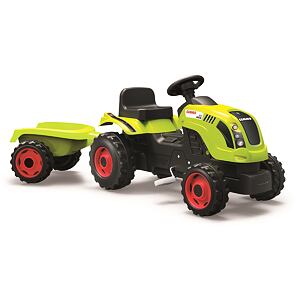 Smoby Šlapací traktor CLAAS zelený s vozíkem