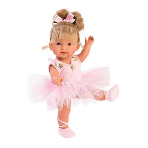 Llorens 28030 VALERIA BALLET - realistická panenka s celovinylovým tělem - 28 cm