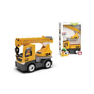 Igráček MultiGo Build Set 2+1 - figurka Igráček stavbař s autem