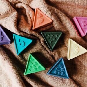 Jellystone Designs Skládací hračka Triblox - pastelová