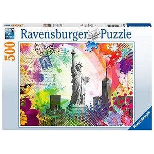Ravensburger Pohlednice z New Yorku Puzzle 500 dílků