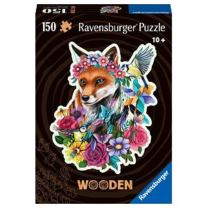 Ravensburger Dřevěné puzzle Barevná liška 150 dílků