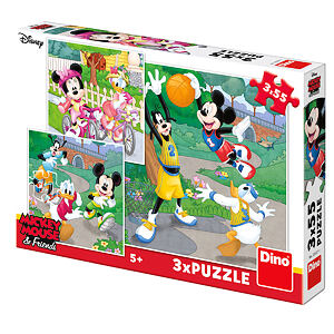 Walt Disney Mickey a Minnie sportovci 3x55D