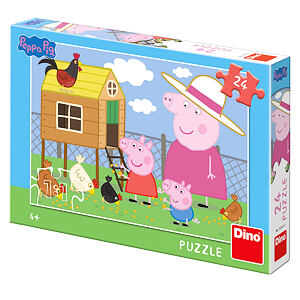 Dino Peppa Pig: Slepičky puzzle 24 dílků
