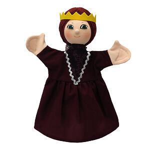 Moravská ústředna maňásek královna Isabel 28 cm