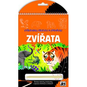 Jiri Models Vyškrabuj, objevuj a vybarvuj - Zvířata