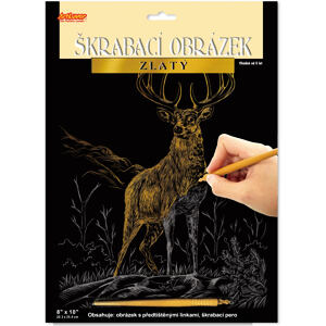 ArtLover Škrabací obrázek zlatý, více druhů