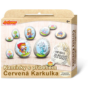 ArtLover Kamínky s příběhem - Červená Karkulka