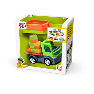 Igráček MultiGO 1+2 Auto se stavební deskou a valníkem