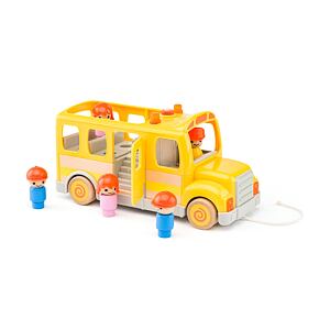Woody Auto školní autobus se zvuky a světlem