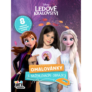 Jiri Models Omalovánky s nažehlovacími obrázky Ledové království