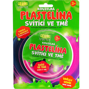 GLUMI Kouzelná plastelína svítící ve tmě
