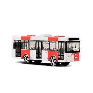 Rappa Kovový autobus PID Praha červený 8 cm