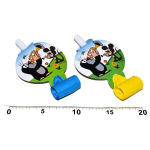Wiky Párty frkačka Krtek a kamarádi 6 ks, 14 cm