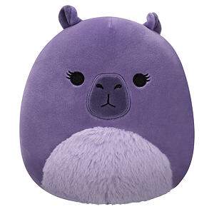 SQUISHMALLOWS Fialová kapybara  - Debra, 13 cm