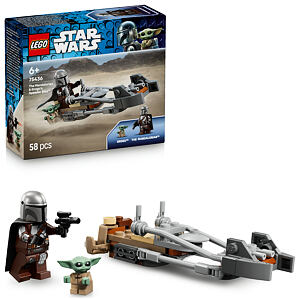 LEGO® Star Wars™ 75436 Mandalorian a Grogu a spídrová motorka