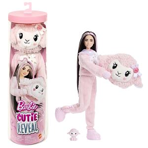 Mattel Barbie Cutie Reveal Barbie sladké mašle - růžové jehně